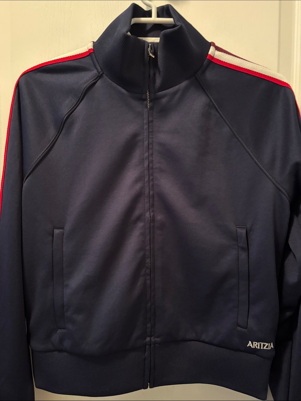 Aritzia Trafford Track Bomber Jacket Admiral/multi
